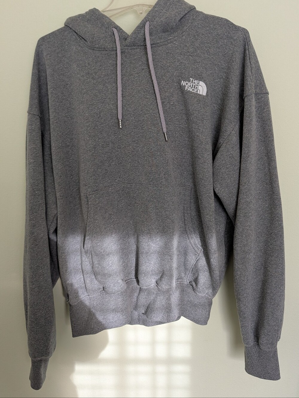The North Face Evolution Vintage Hoodie Men’s M Gray Oversized Pullover